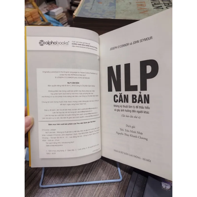 Sách: NLP căn bản - TG: John Seymour và Joseph O'Connor (B1) 732569