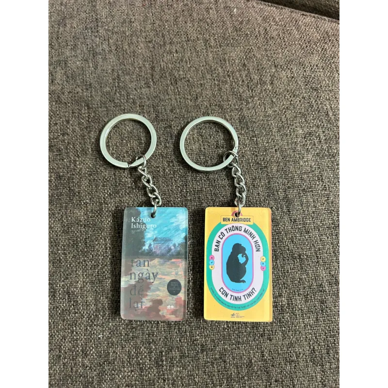 Móc khóa sách: Bạn có thông minh hơn con tinh tinh + Tàn ngày để lại 732285