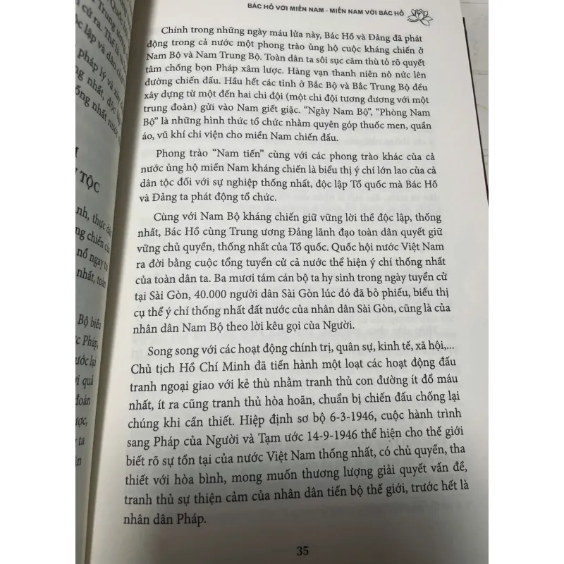 SÁCH BÁC HỒ VỚI MIỀN NAM, MIỀN NAM VỚI BÁC HỒ 702428
