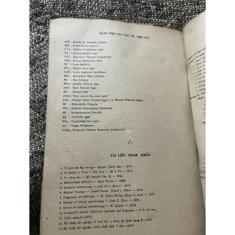 Vì khuẩn học - sách y khổ lớn, 150 trang  1009199