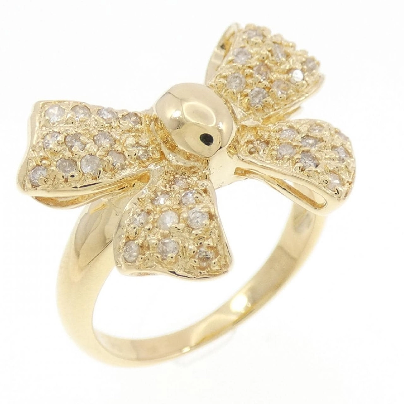 Nhẫn kim cương hình ruy băng K18YG 0.33CT - Hàng hiệu Chính hãng 849692