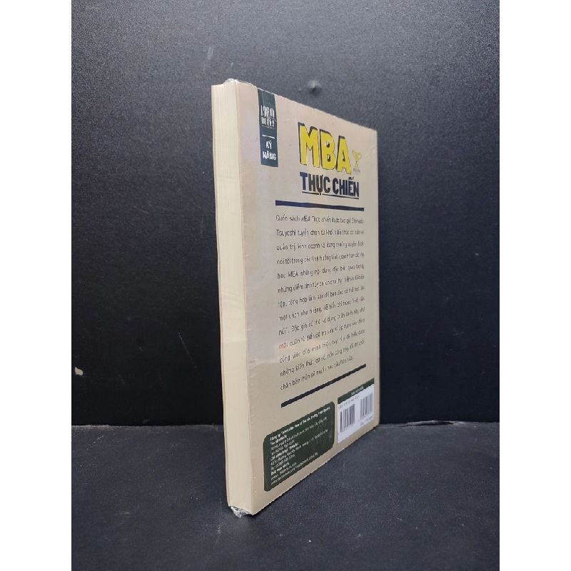 MBA thực chiến mới 95% bẩn nhẹ (nguyên seal) HCM1906 Shimada Tsuyoshi & Globis SÁCH MARKETING KINH DOANH Oreka-Blogmeo 166480