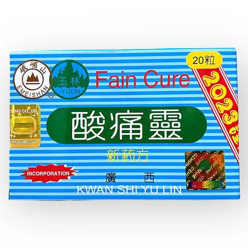 Viên uống hỗ trợ đau nhức xương khớp Toan thống linh FAIN CURE KWAN SHI YU LIN 800905