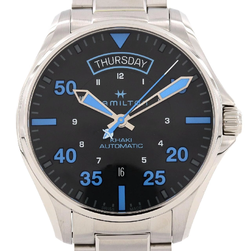 Đồng hồ Hamilton Khaki Aviation Air Zermatt H646250/H64625131 SS tự động - Hàng hiệu Authentic 883430