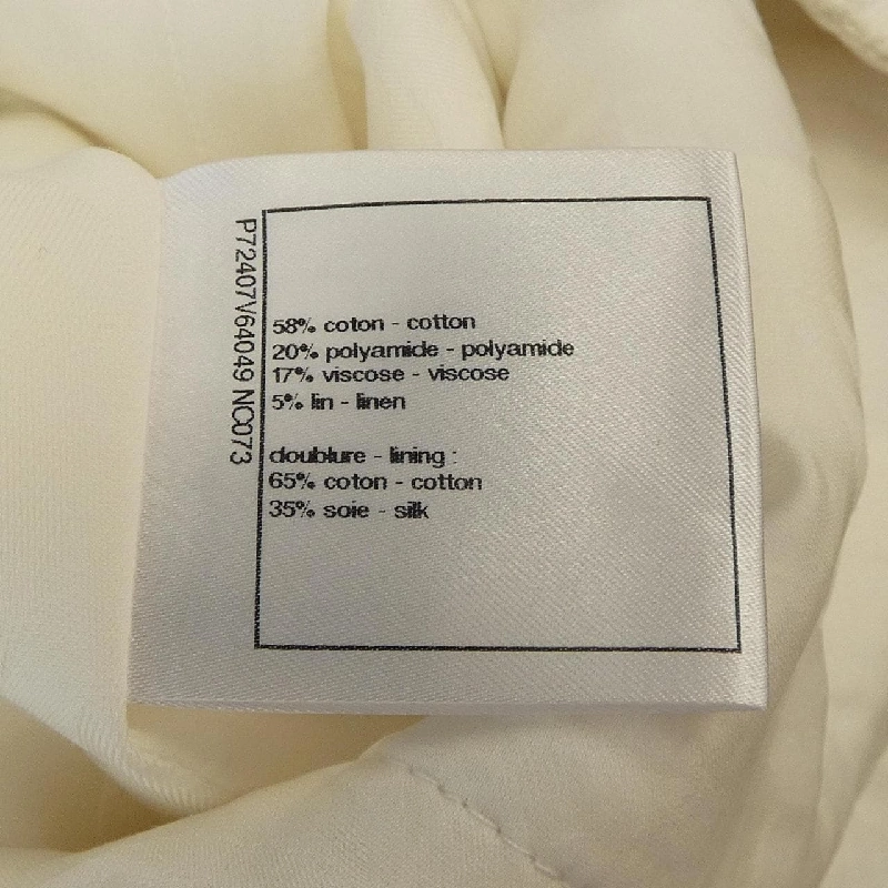 Jacket không cổ CHANEL - Hàng hiệu Authentic 824527