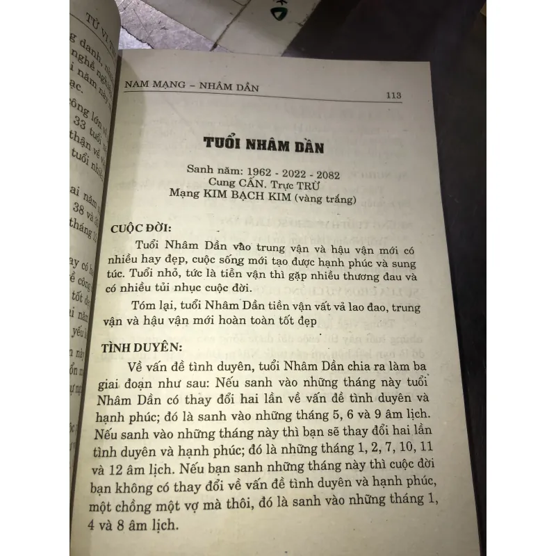 Tử vi trọn đời - Nam mạng 926132