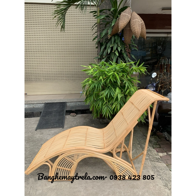 Ghế mây ngả nằm thư giãn 530265