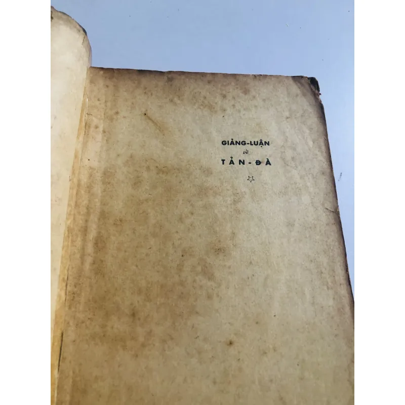 GIẢNG LUẬN VỀ TẢN-ĐÀ - 1962 792526