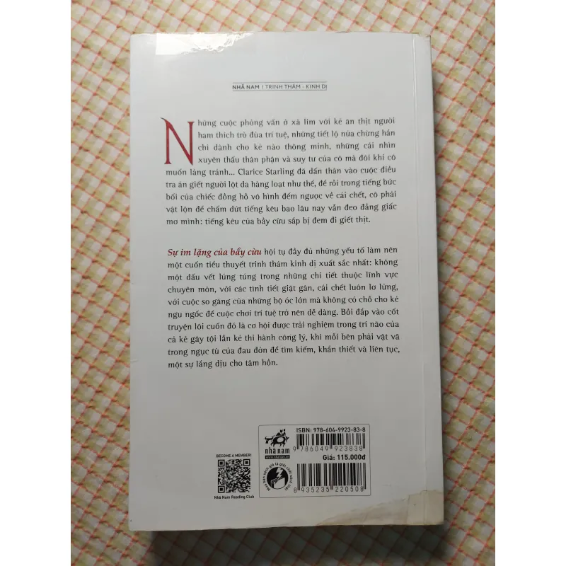 SỰ IM LẶNG CỦA BẦY CỪU - THOMAS HARRIS - ĐỌC TỐT 732225