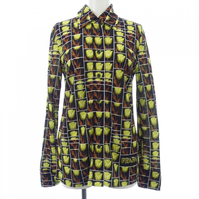 【Mã giảm giá】Áo sơ mi PRADA 638310
