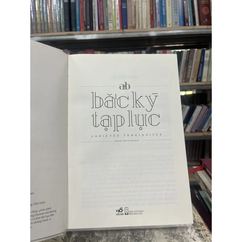 BẮC KỲ TẠP LỤC 596455