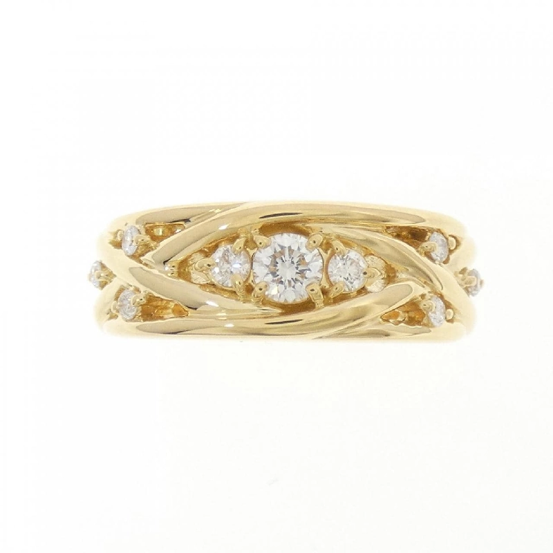 Nhẫn kim cương K18YG 0.28CT - Hàng hiệu Authentic 855820