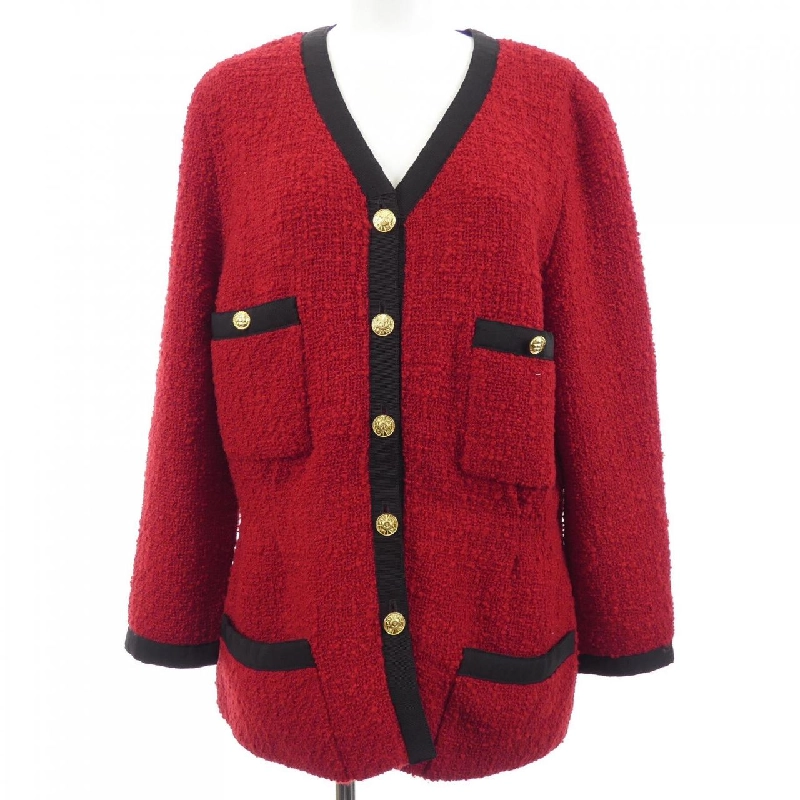 Áo khoác không cổ CHANEL 21175838 - Hàng hiệu Authentic 821307