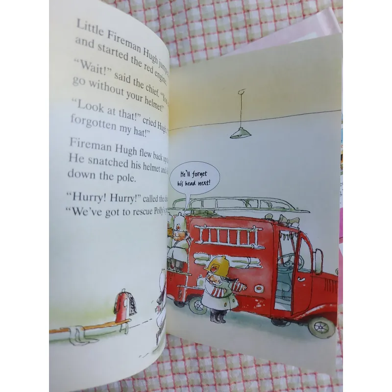 COMBO 2 CUỐN SÁCH THIẾU NHI LADYBIRD - FORGETFUL LITTLE FIREMAN ✨ LITTLE PINK BALLERINA 782499