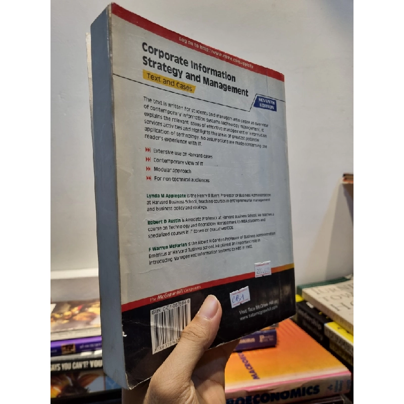 CORPORATE INFORMATION STRATEGY AND MANAGEMENT : Text amd Cases 186739
