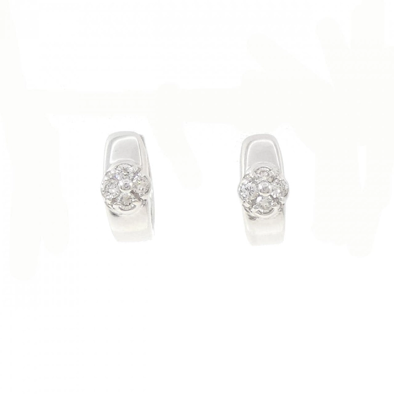 Bông tai kim cương hoa K18WG 0.16CT - Hàng hiệu chính hãng 869087