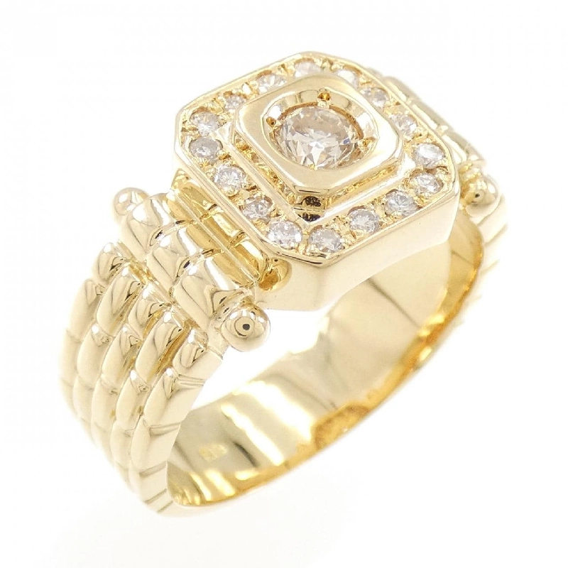 Nhẫn kim cương K18YG 0.35CT 667230