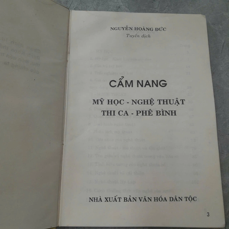 CẨM NANG MỸ HỌC NGHỆ THUẬT THI CA PHÊ BÌNH - NGUYỄN HOÀNG ĐỨC 538962