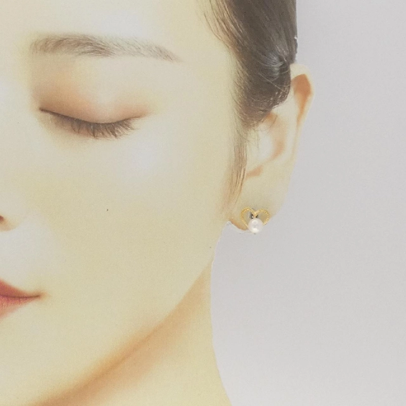 Bông tai Akoya Pearl K18YG 5.5mm - Hàng hiệu Chính hãng 868973