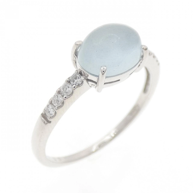 Nhẫn Aquamarine K18WG 1.00CT - Hàng hiệu Chính hãng 852966