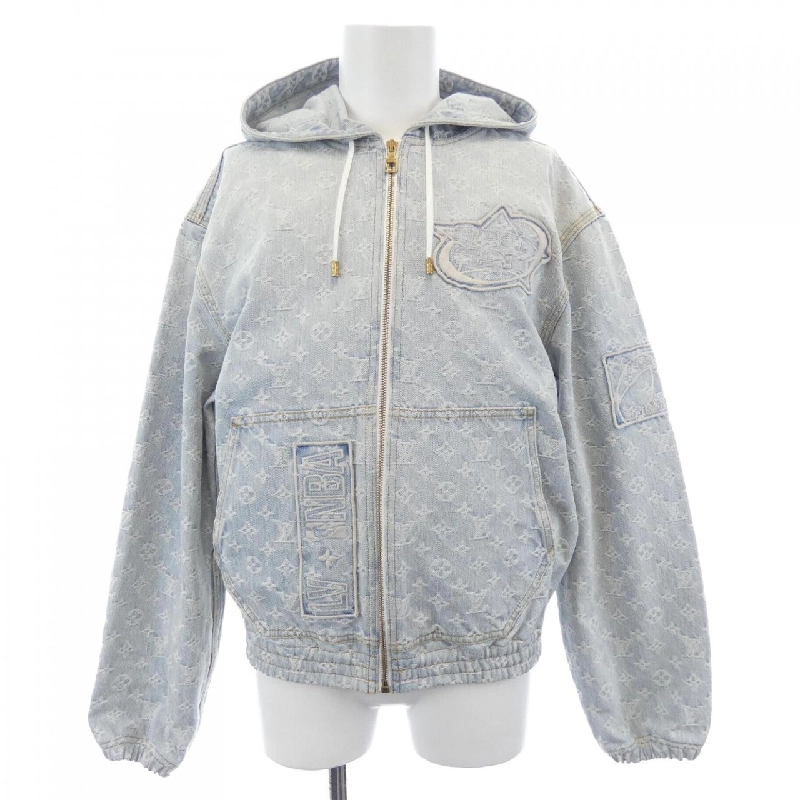 Áo khoác denim LOUIS VUITTON NBA Zip Through Hoodie HLA01WUZD - Hàng hiệu Chính hãng 885612