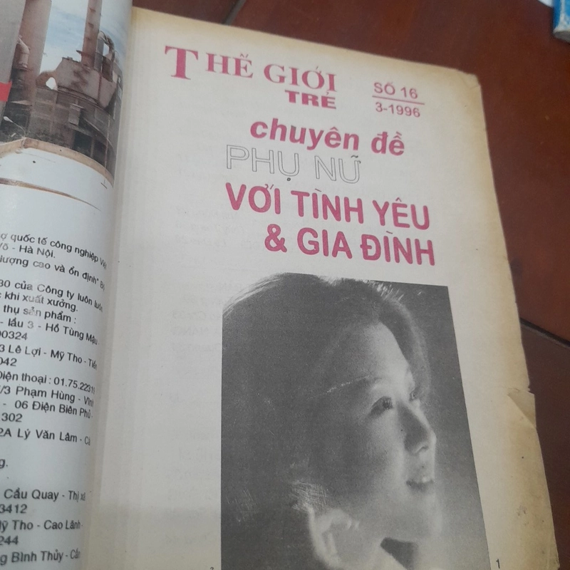 THẾ GIỚI TRẺ số 16 tháng 3-1996 457358