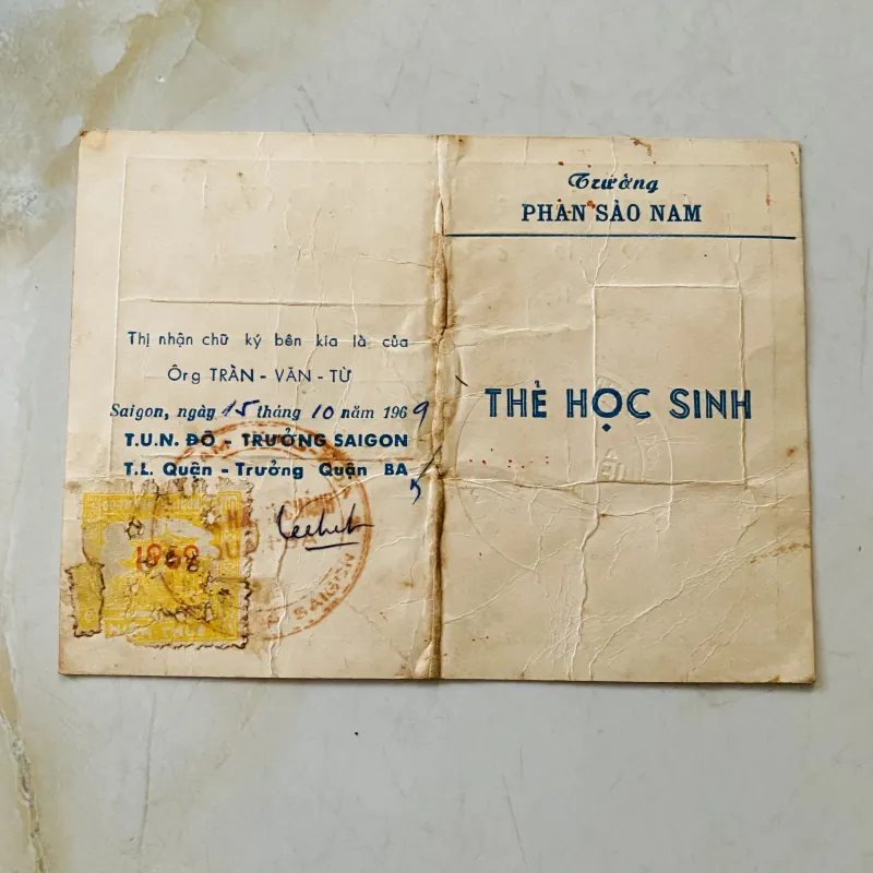 Bộ giấy tờ nghề Vô tuyến điện Sài Gòn (1964-1982) 1013283