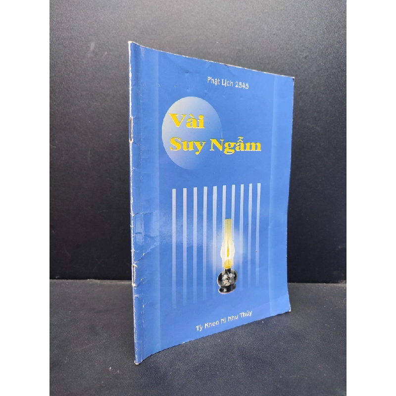 Vài suy ngẫm mới 80% ố nhẹ 2001 HCM1406 Tỳ kheo ni Như Thủy SÁCH TÂM LINH - TÔN GIÁO - THIỀN 165740