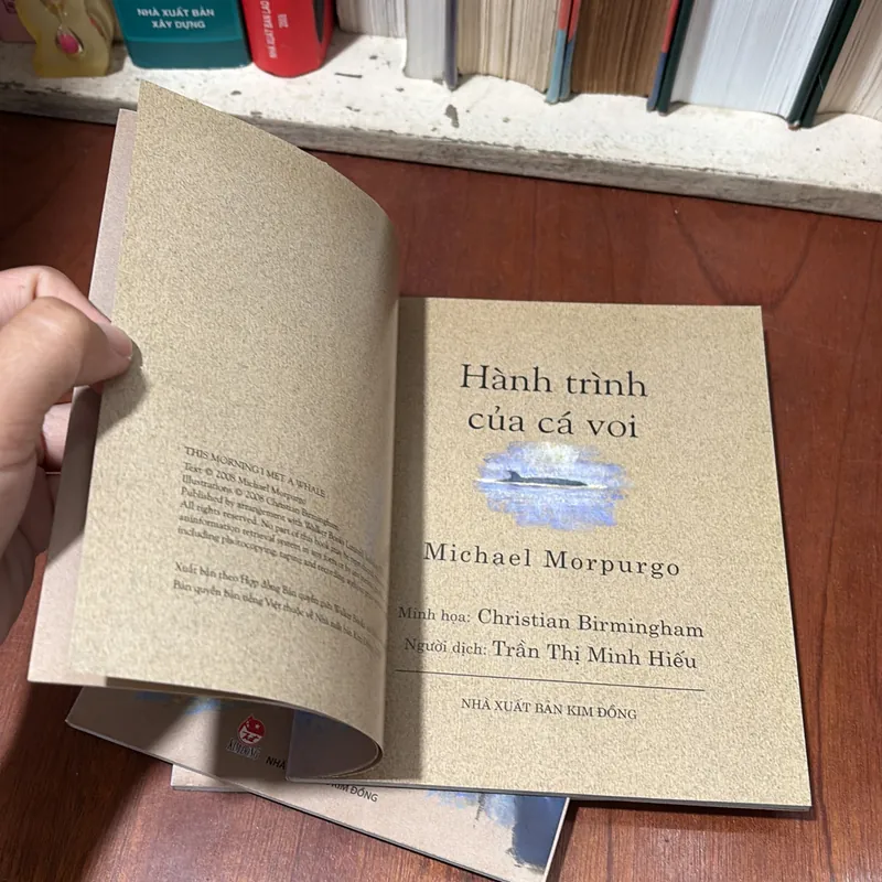 II Sách Thiếu Nhi: Hành Trình Của Cá Voi - MICHAEL MORPURGO - 2017 709460