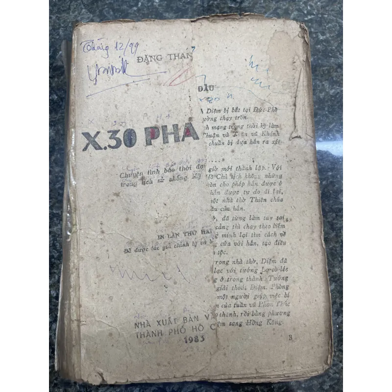 X30 phá lưới Đặng Thanh xb 1983 713326