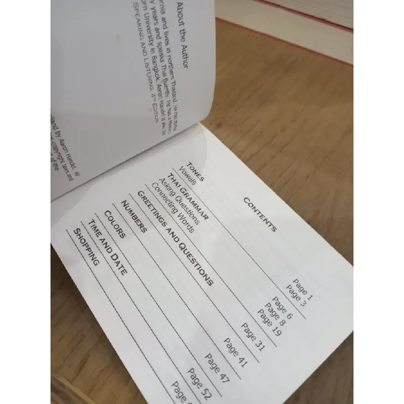 Thai phrase book with tones 698882