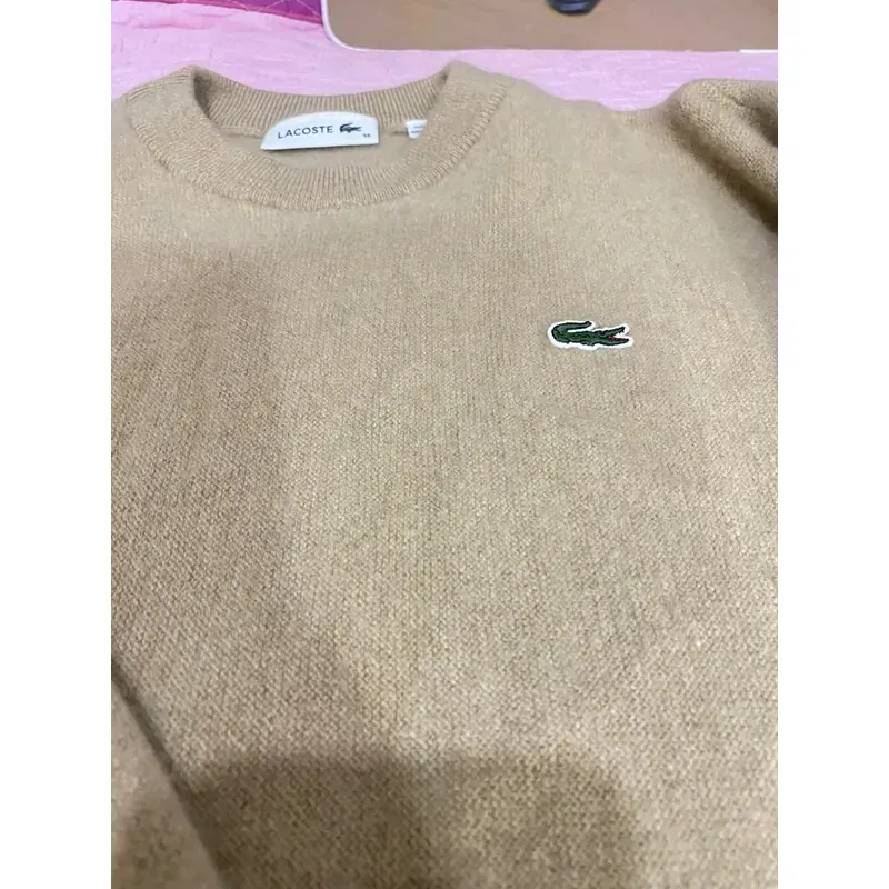 MỚI 99%***[[GIÁ 2.800K]]**ÁO LEN LACOSTE* SIZE 38* MÀU BE / NÂU SÁNG *TẶNG QUÀ 0Đ FREESHIP 591618