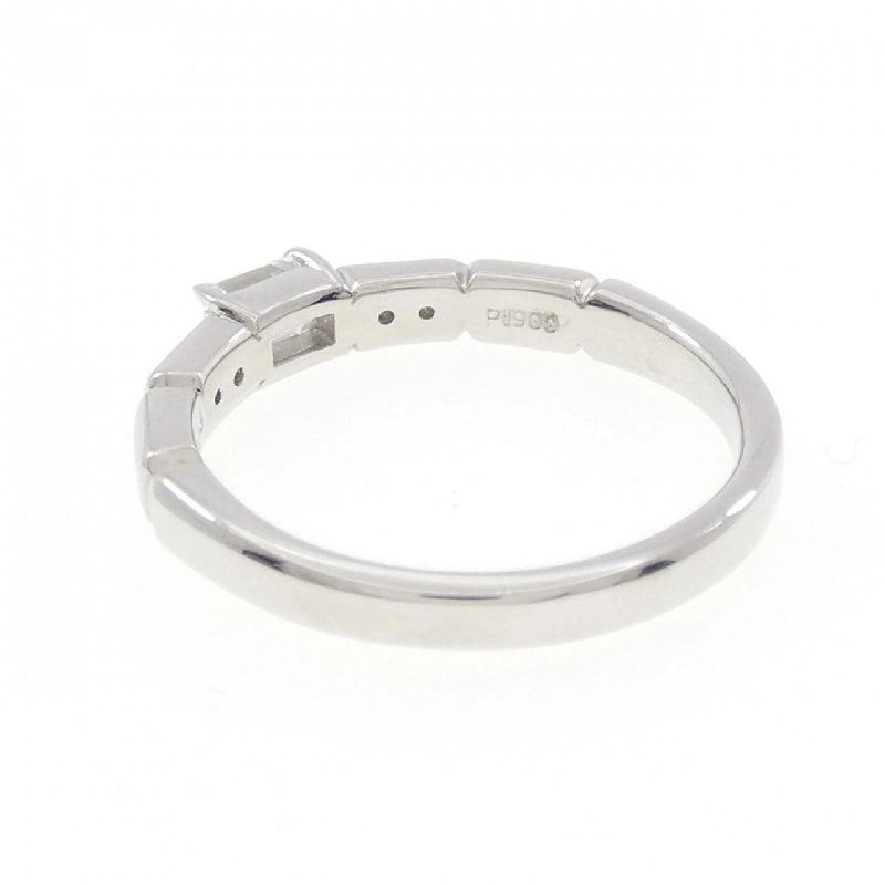 Nhẫn kim cương PT900 0.30CT D VVS2 cắt hình Emerald - Hàng hiệu Chính hãng 874867