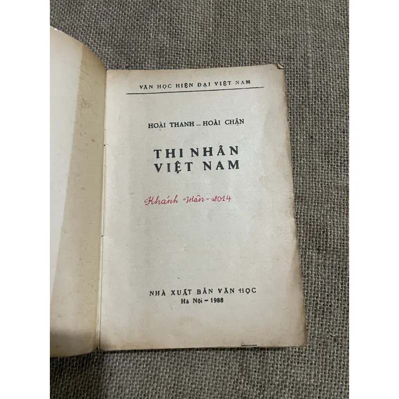 Thi nhân Việt Nam - bìa Nguyễn Đô Cung  797265