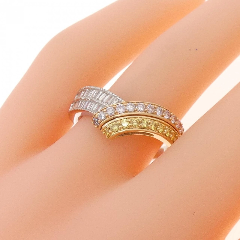 Nhẫn kim cương ba màu K18 0.55CT 666515