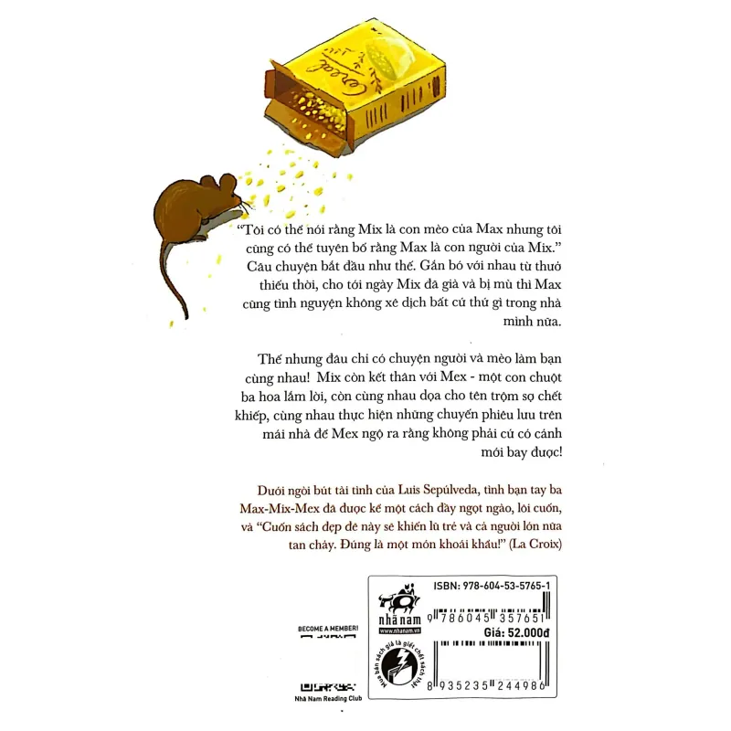 Sách Chuyện Con Mèo Và Con Chuột Bạn Thân Của Nó 674551