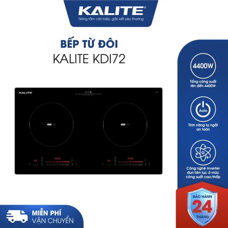💡 Bếp Từ Đôi Kalite KDI72 – Nấu Nhanh Hơn, Sạch Hơn, Sang Trọng Hơn! 593726