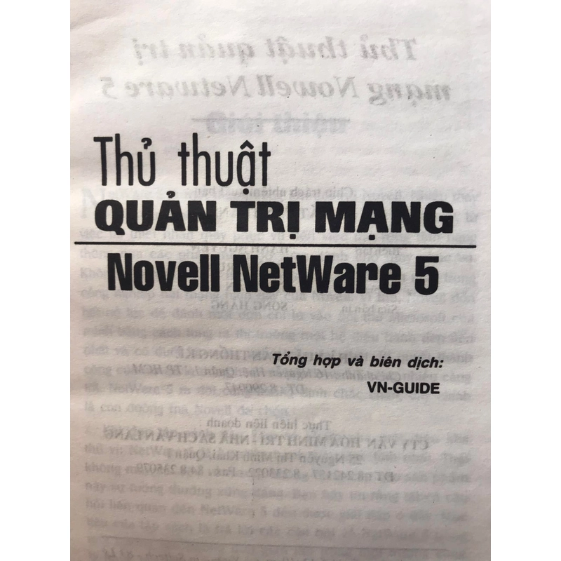 THỦ THUẬT QUẢN TRỊ MẠNG 474966