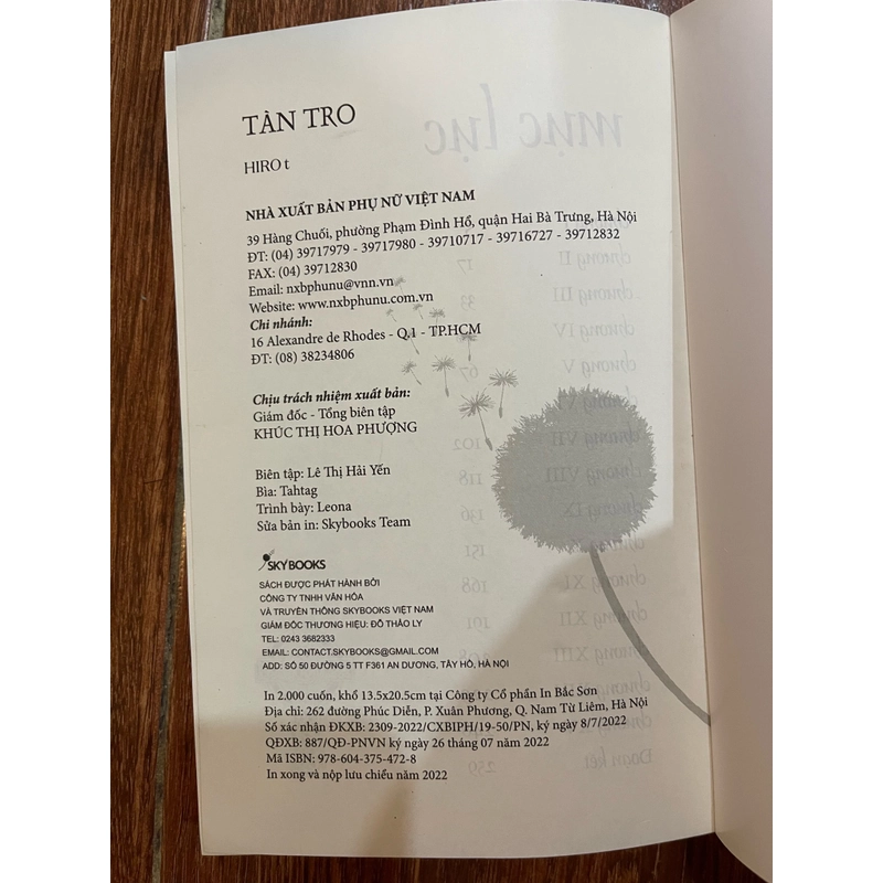 Tàn tro  (k1) 462560