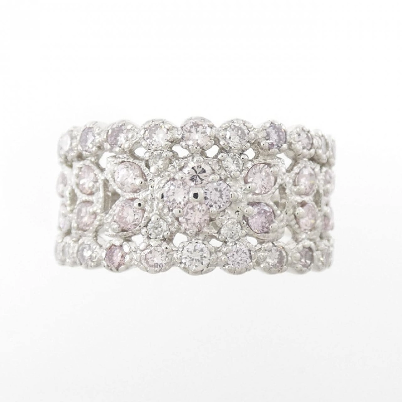 Nhẫn kim cương hồng PT900 0.82CT 670812