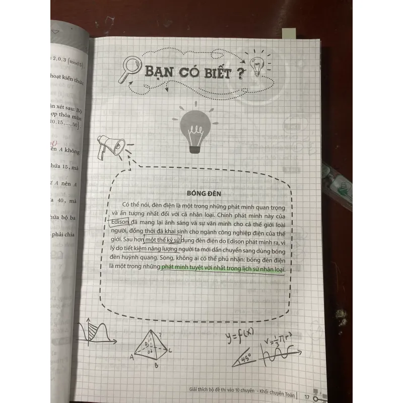 Sách Giải thích Bộ đề thi vào 10 chuyên Toán - Nguyễn Xuân Nam 792050