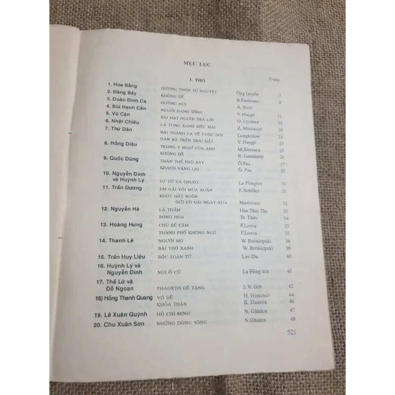 Văn học dịch - Vũ Thư Hiên , Huỳnh lý, Thế Lữ  1018600