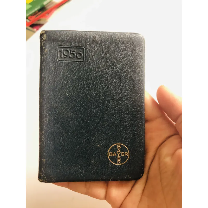 SỔ LỊCH BỎ TÚI 1956, thiếu vài tờ ghi chú 795490