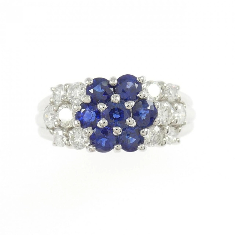 Nhẫn Sapphire Hoa PT900 1.10CT 666891