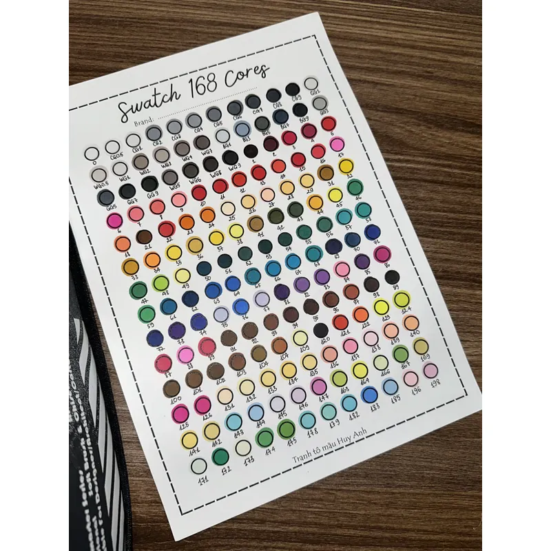 Bút marker hai đầu Ginflash 168 màu 717588