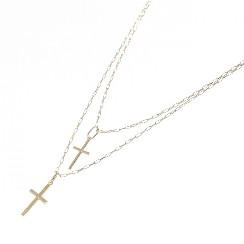 K18YG Dây chuyền hình chữ thập - Hàng hiệu Chính hãng 863326