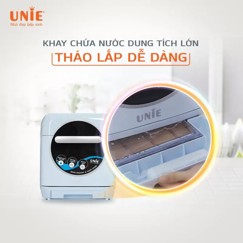 Nồi chiên hơi nước UNIE STEAM COLOR dung tích 15L chiên hấp 2 trong 1 781999