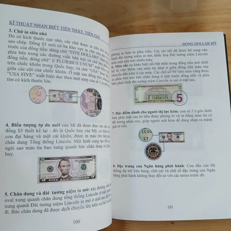 Kĩ Thuật Nhận Biết Tiền Thật, Tiền Giả - TS. Phan Văn Tính chủ biên 761079