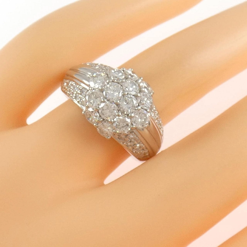 Nhẫn kim cương hoa PT900 2.11CT - Hàng hiệu Authentic 848331