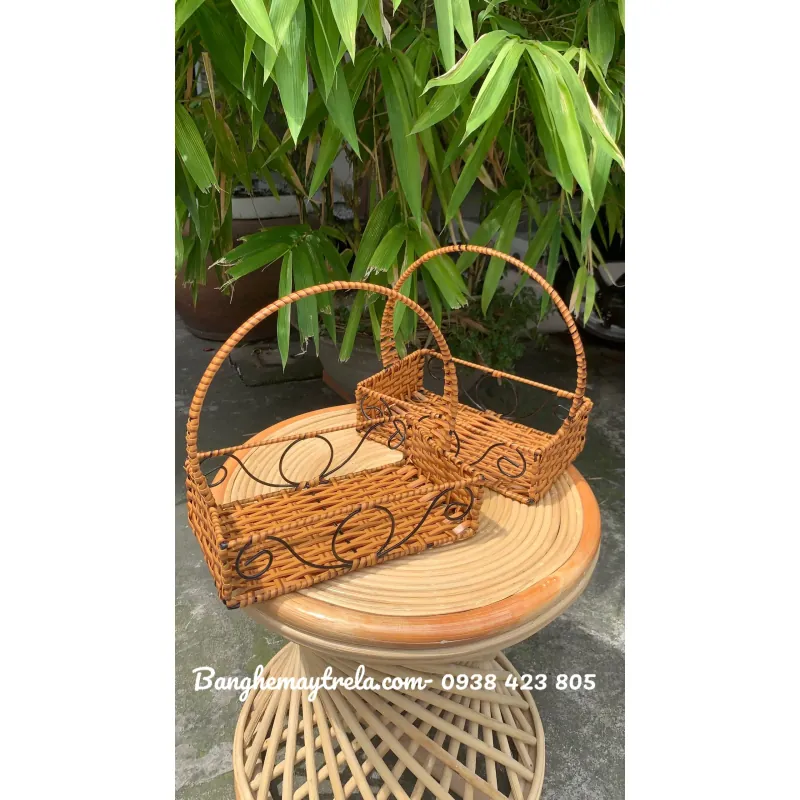 Khay mây nhựa đựng đồ cho nhà hàng- khách sạn 592379